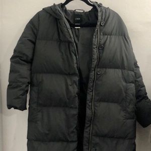J. Crew Puffy Winter Grey Coat Size XSP